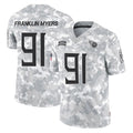 Tocy T.Titans #91 John Franklin-Myers Player Arctic Camo Limited Salute to Service Home Game Stitched Jerseys