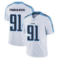 Tocy T.Titans #91 John Franklin-Myers Player White Limited Vapor Untouchable Home Game Stitched Jerseys
