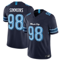 Tocy T.Titans #98 Jeffery Simmons Navy 2026 Rivalries Collection Limited Stitched Jerseys