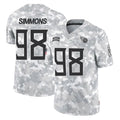 Tocy T.Titans #98 Jeffery Simmons Player Arctic Camo Limited Salute to Service Home Game Stitched Jerseys