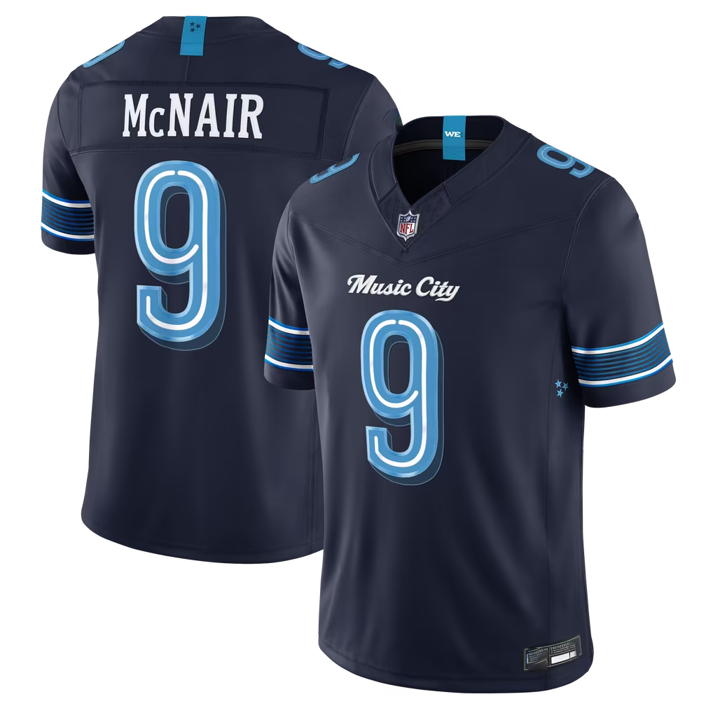 Tocy T.Titans #9 Steve McNair Navy 2026 Rivalries Collection Limited Stitched Jerseys