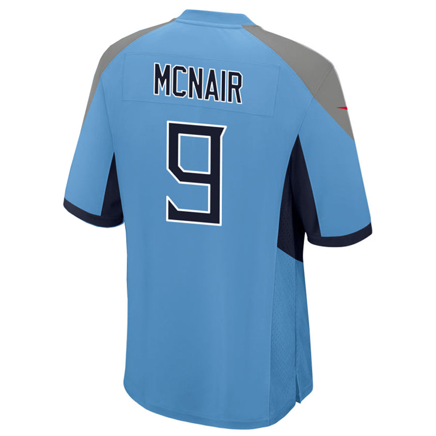 tocy T.Titans #9 Steve McNair Player Light Blue Home Game Stitched Jerseys