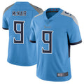 tocy T.Titans #9 Steve McNair Player Light Blue Vapor Limited Stitched Jerseys