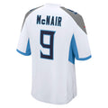 tocy T.Titans #9 Steve McNair Player White Home Game Stitched Jerseys