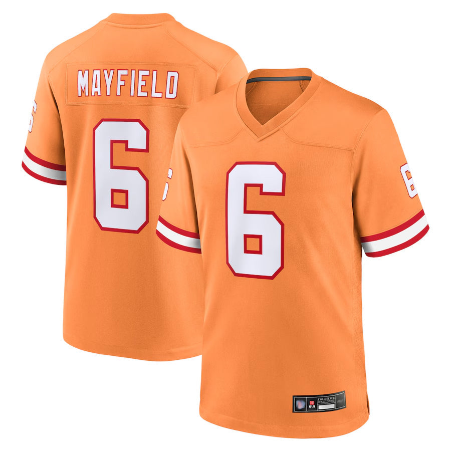 tocy TB.Buccaneers #6 Baker Mayfield Secondary Alternate Game Player Stitched Jerseys
