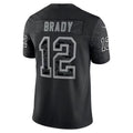 tocy TB.Buccaneers #12 Tom Brady Player Black RFLCTV Limited Stitched Jerseys