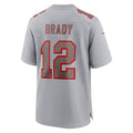 tocy TB.Buccaneers #12 Tom Brady Player Gray Fashion Game Stitched Jerseys