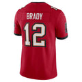 tocy TB.Buccaneers #12 Tom Brady Player Red Vapor F.U.S.E. Limited Stitched Jerseys