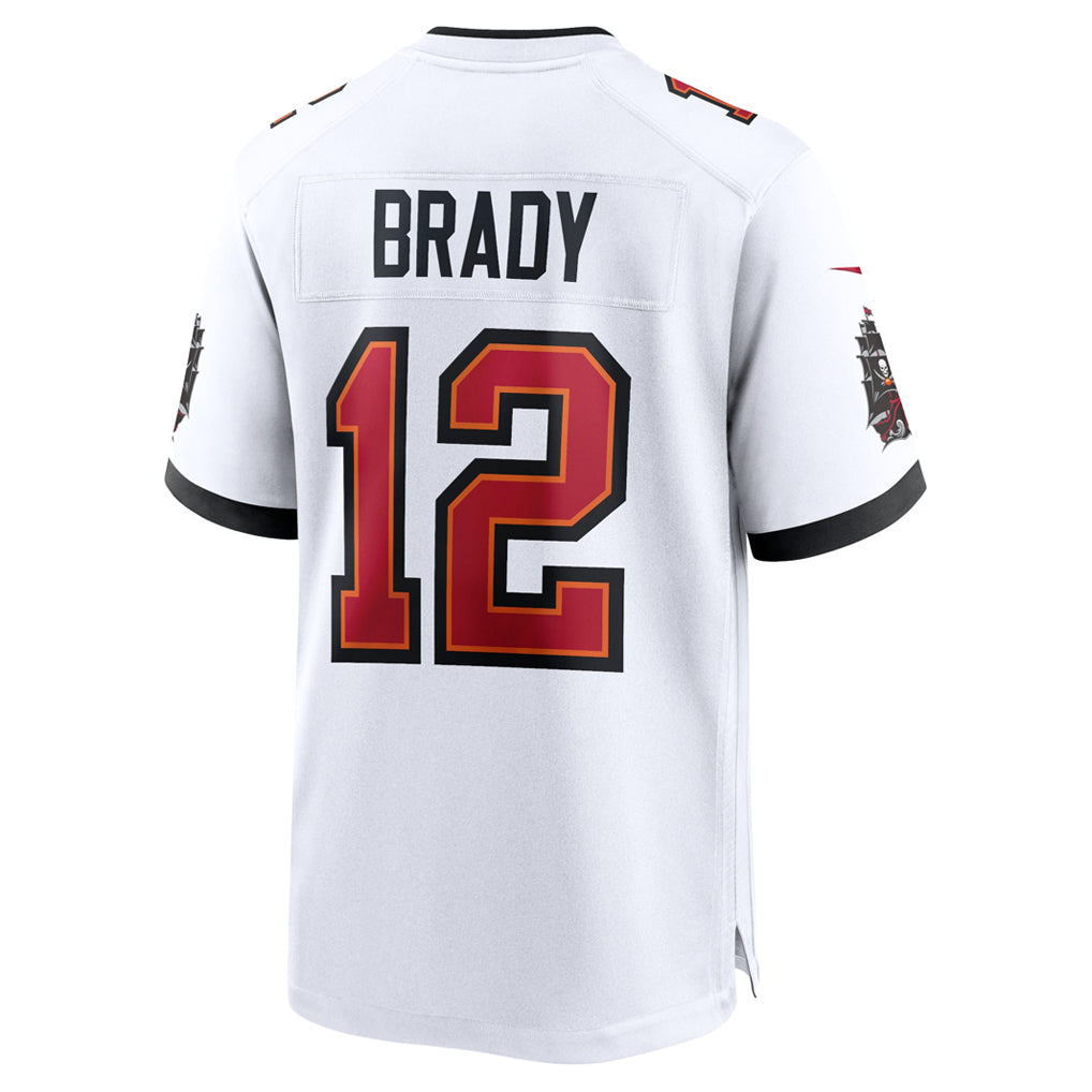 tocy TB.Buccaneers #12 Tom Brady Player White Home Game Stitched Jerseys