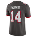 tocy TB.Buccaneers #14 Chris Godwin Jr. Player Pewter Vapor Limited Stitched Jerseys