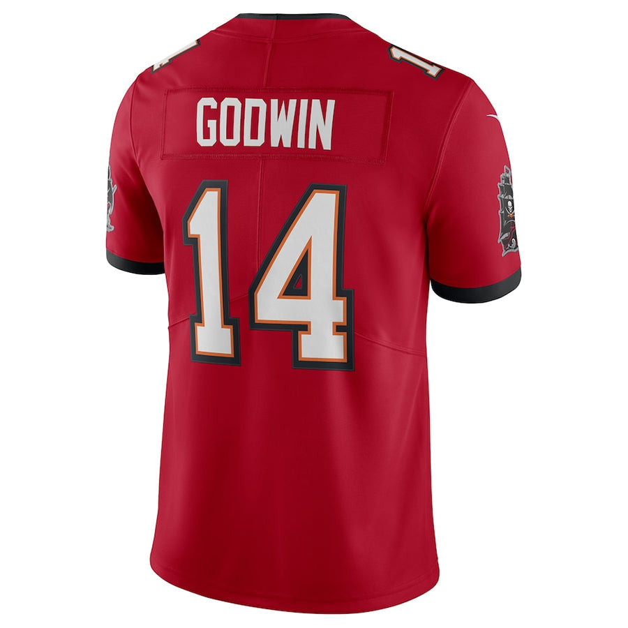 tocy TB.Buccaneers #14 Chris Godwin Jr. Player Red Vapor Limited Stitched Jerseys