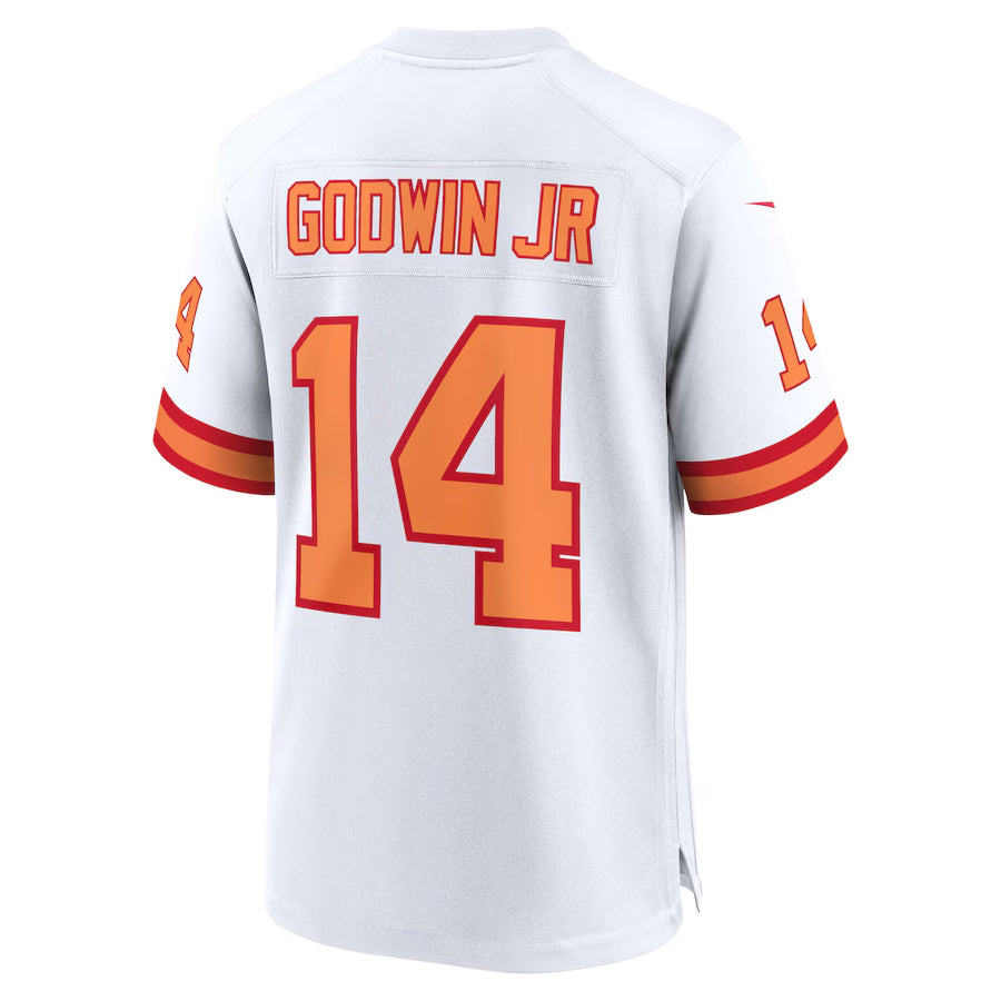 tocy TB.Buccaneers #14 Chris Godwin Jr. Player White Home Game Stitched Jerseys