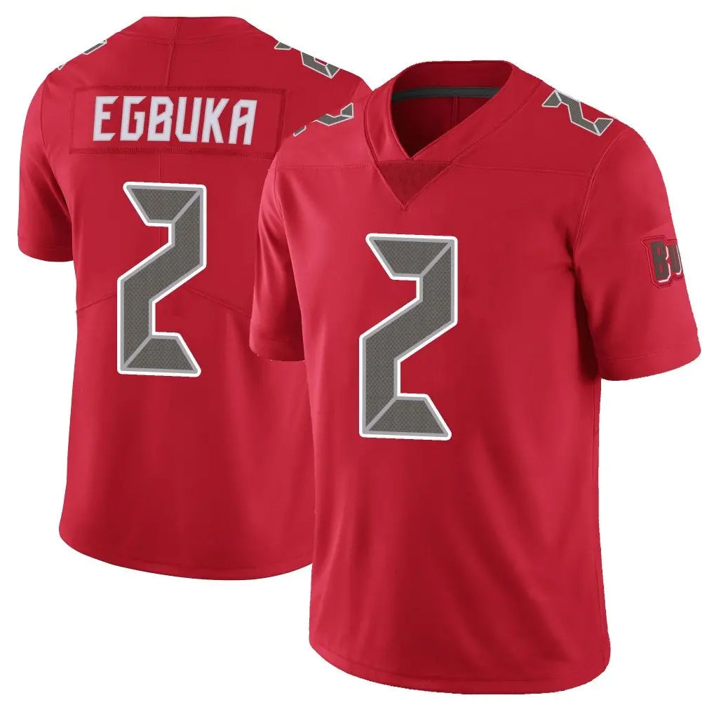 tocy TB.Buccaneers #2 Emeka Egbuka Player Red Vapor Limited Stitched Jerseys