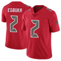 tocy TB.Buccaneers #2 Emeka Egbuka Player Red Vapor Limited Stitched Jerseys