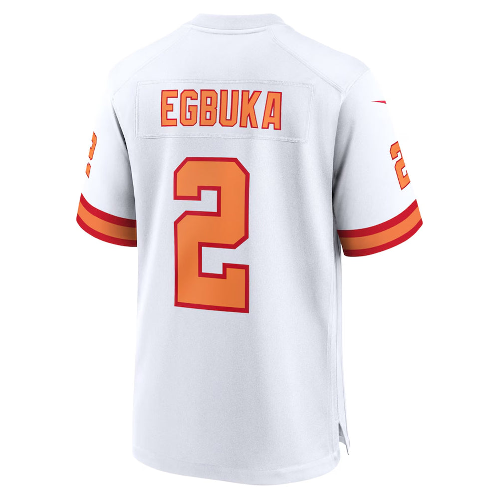tocy TB.Buccaneers #2 Emeka Egbuka Player White 50th Season Game Stitched Jerseys