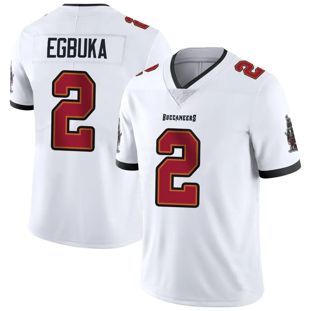 tocy TB.Buccaneers #2 Emeka Egbuka Player White Vapor Limited Game Stitched Jerseys