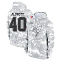 tocy TB.Buccaneers #40 Mike Alstott Player Arctic Camo Salute to Service Hoodies Stitched Jerseys