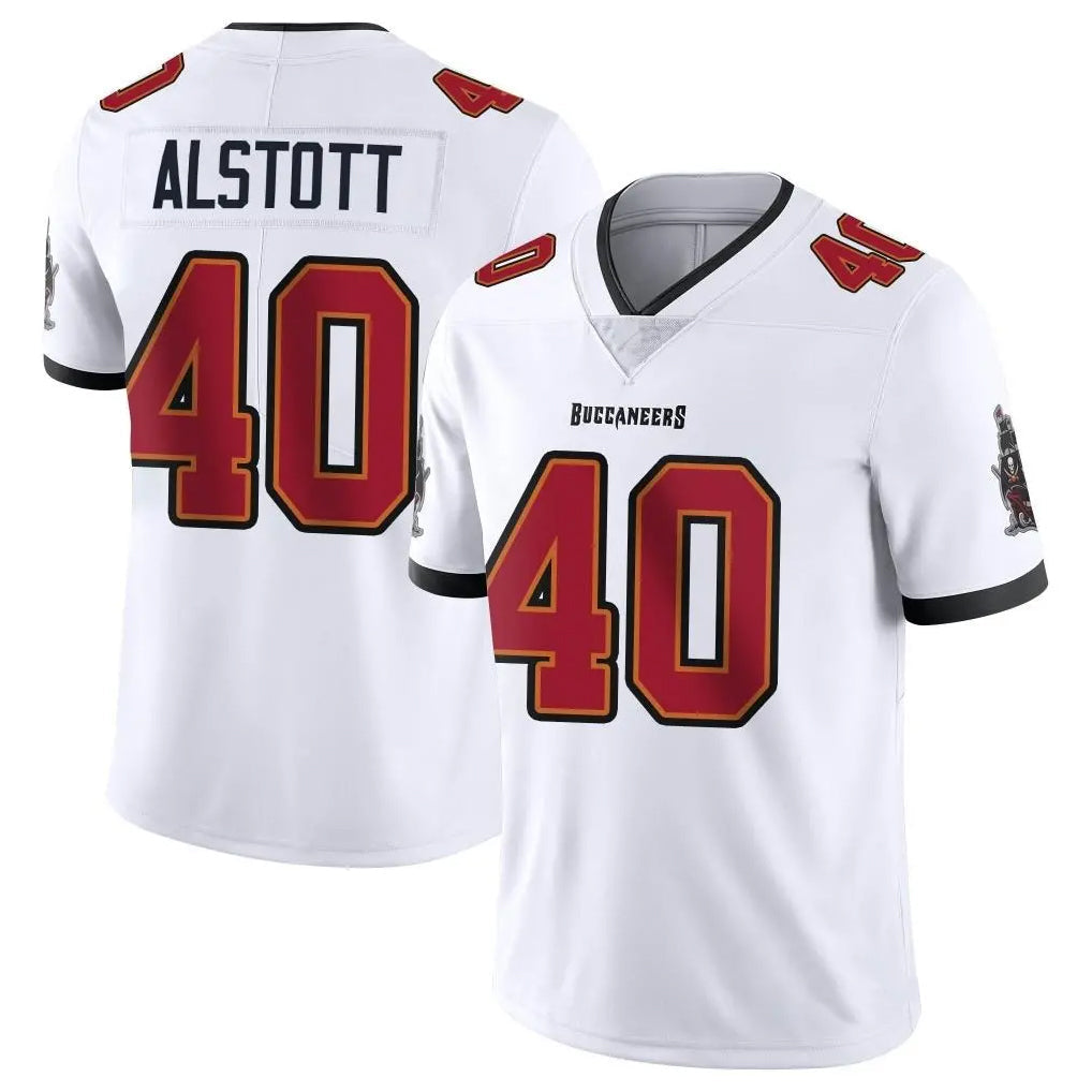 tocy TB.Buccaneers #40 Mike Alstott Player Limited White Vapor Untouchable Stitched Jerseys