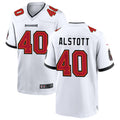 tocy TB.Buccaneers #40 Mike Alstott Player White Home Game Stitched Jerseys