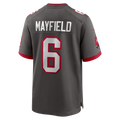 tocy TB.Buccaneers #6 Baker Mayfield Pewter Alternate Game Player Stitched Jerseys