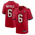 tocy TB.Buccaneers #6 Baker Mayfield Player Red 50th Anniversary Game Stitched Jerseys