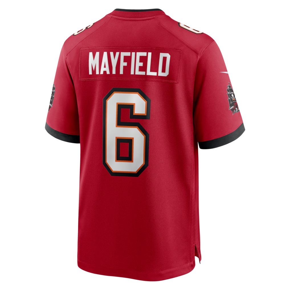 tocy TB.Buccaneers #6 Baker Mayfield Red Team Game Stitched Jerseys