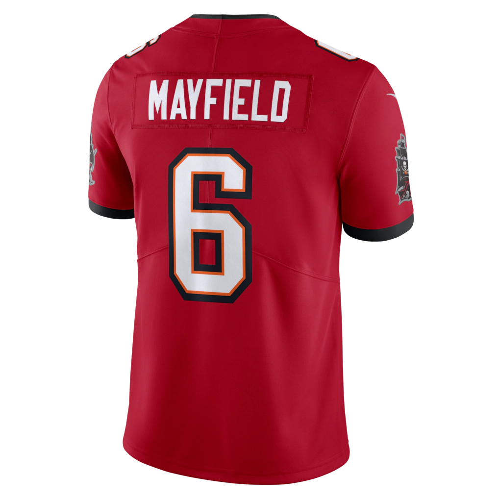 tocy TB.Buccaneers #6 Baker Mayfield Red Vapor Untouchable Limited Stitched Jerseys