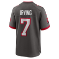 tocy TB.Buccaneers #7 Bucky Irving Pewter Alternate Game Stitched Jerseys
