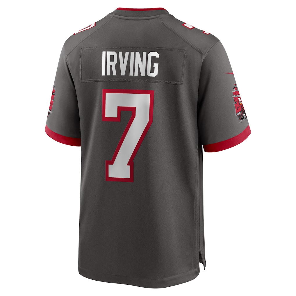 tocy TB.Buccaneers #7 Bucky Irving Pewter Alternate Game Stitched Jerseys