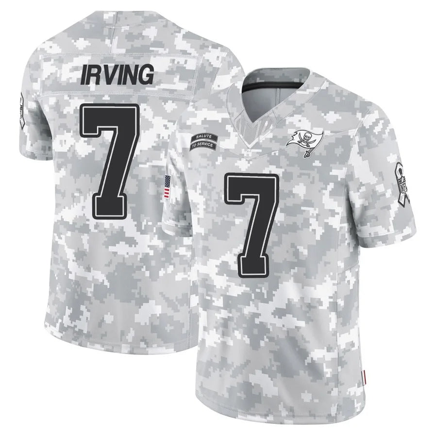 tocy TB.Buccaneers #7 Bucky Irving Player Limited Arctic Camo Stitched Jerseys
