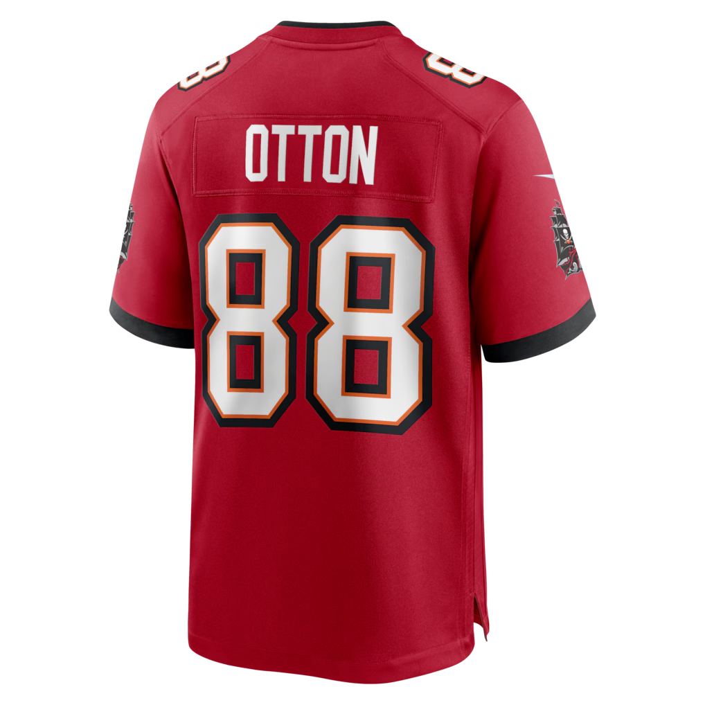 tocy TB.Buccaneers #88 Cade Otton Red Game Player Stitched Jerseys