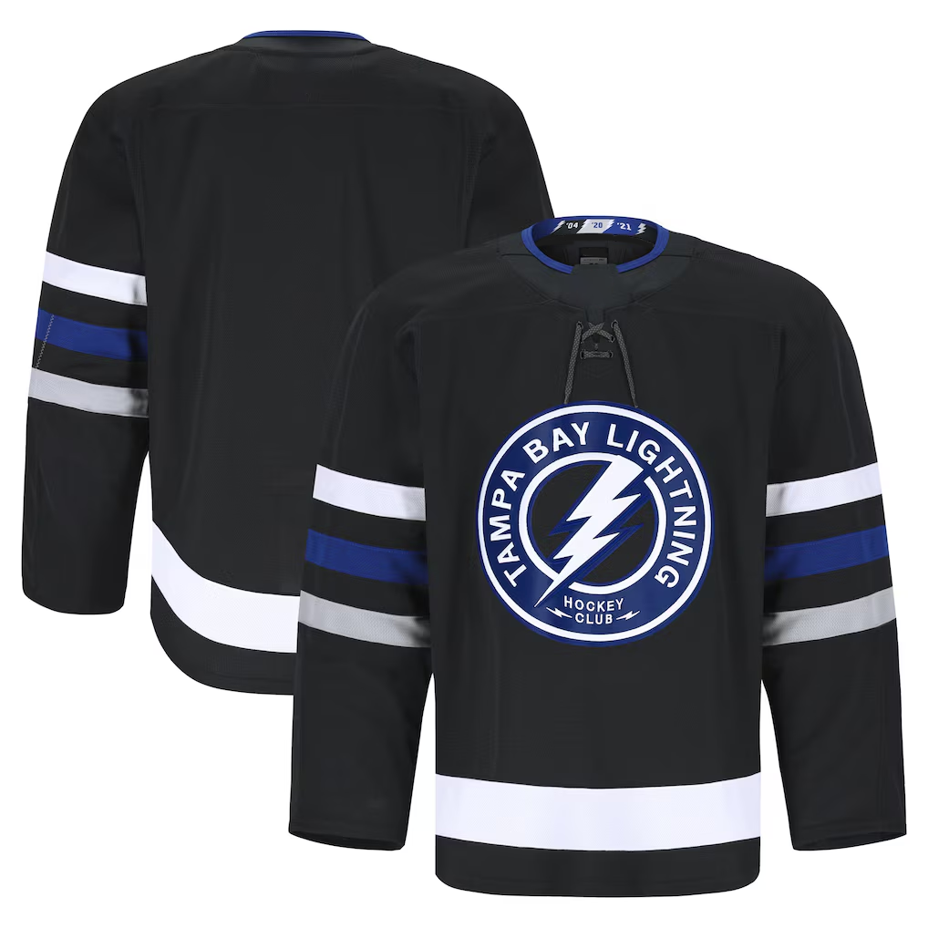 Tocy TB.Lightning Black Alternate Authentic Pro Jerseys