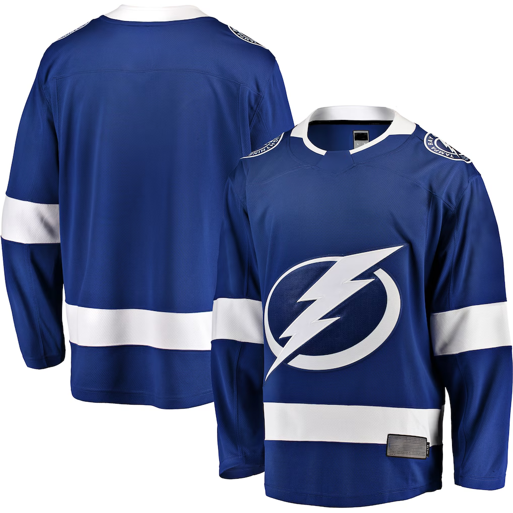 Tocy TB.Lightning Blue Breakaway Home Jerseys