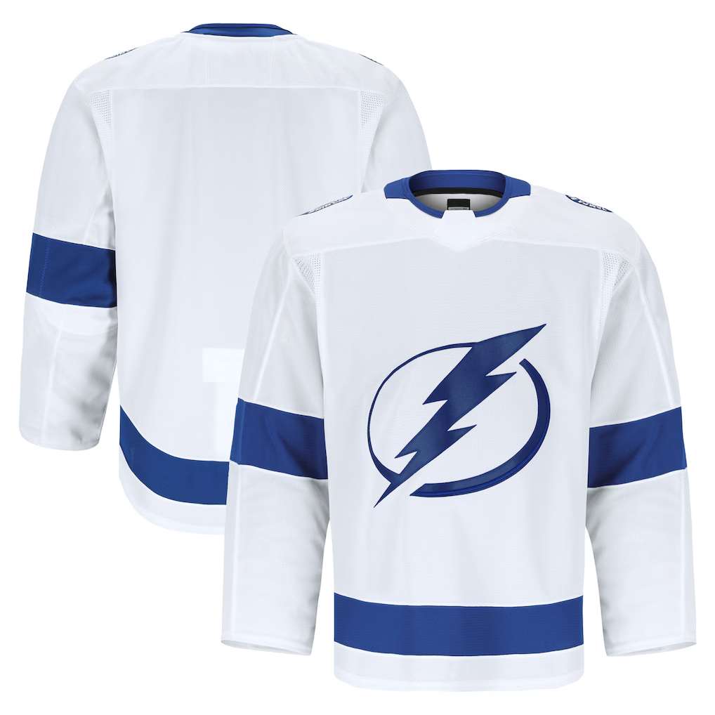 Tocy TB.Lightning White Away Authentic Pro Jerseys