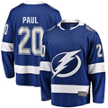 Tocy TB.Lightning #20 Nicholas Paul Blue Home Breakaway Player Jerseys