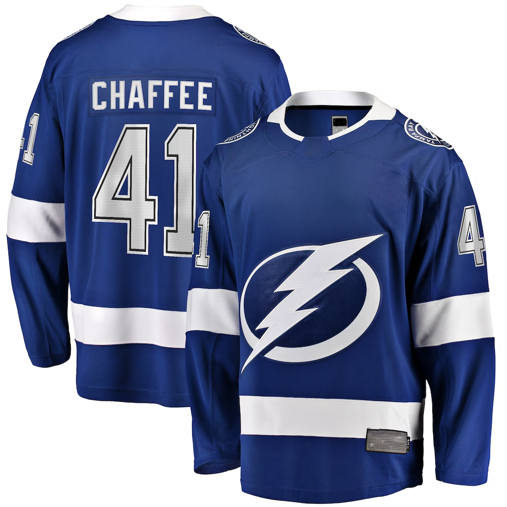 Tocy TB.Lightning #41 Nick Cirelli Blue Home Breakaway Player Jerseys