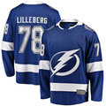 Tocy TB.Lightning #78 Emil Lilleberg Blue Home Premier Breakaway Player Jerseys