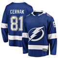 Tocy TB.Lightning #81 Erik Cernak Blue Home Breakaway Player Jerseys