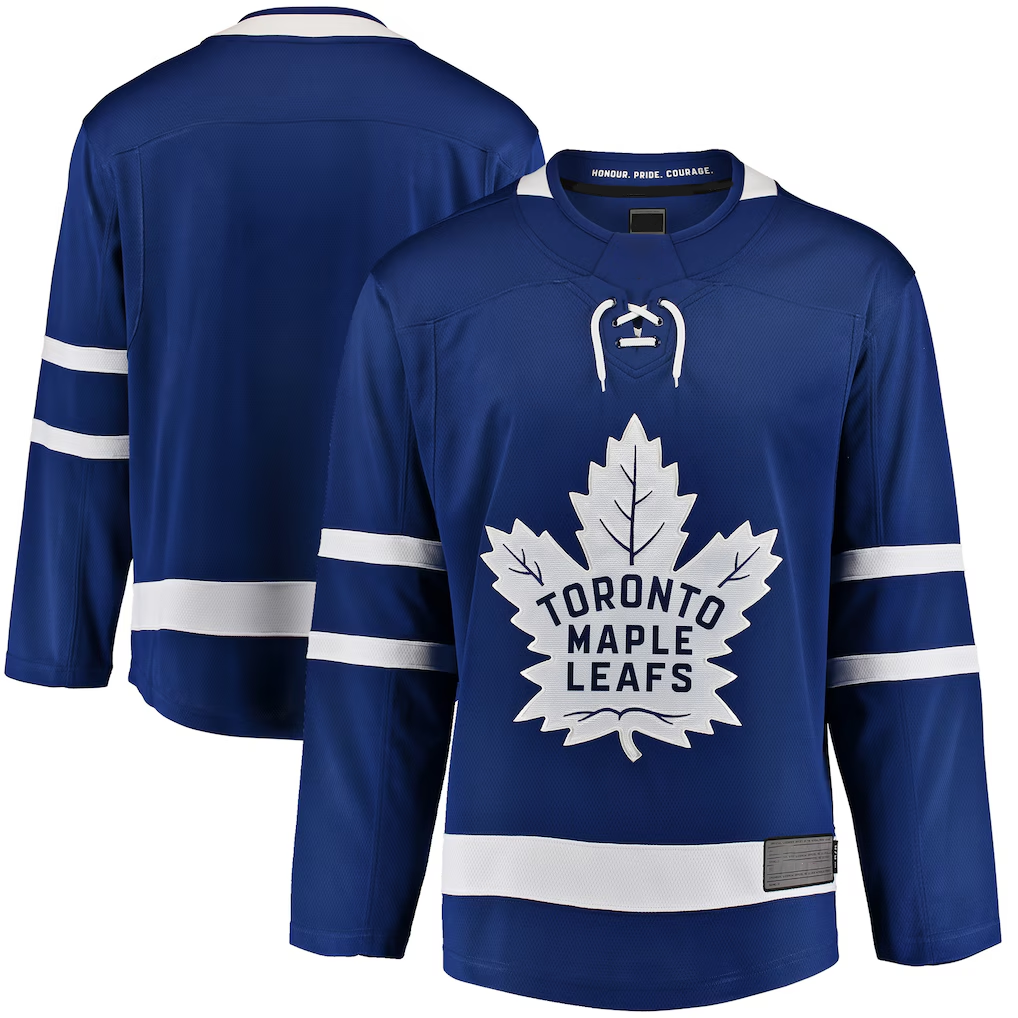 Tocy T.Maple Leafs Blue Breakaway Home Jerseys