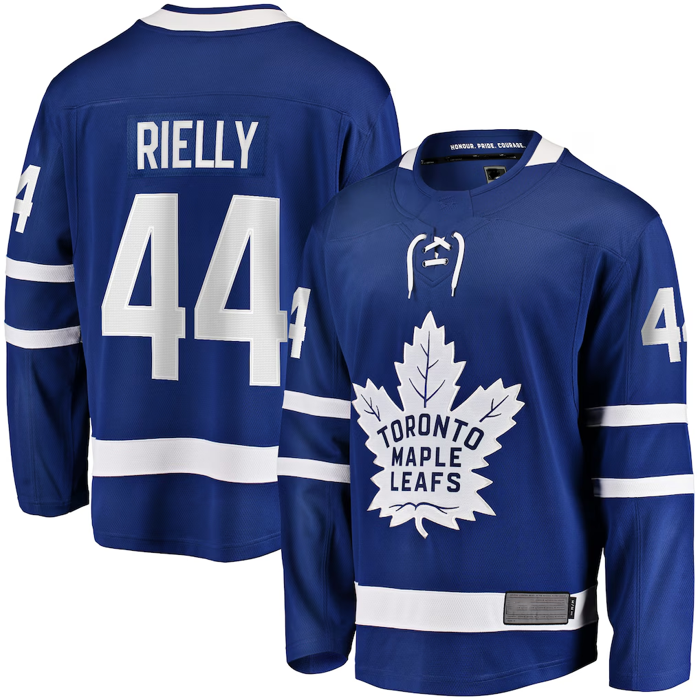 Tocy T.Maple Leafs #44 Morgan Rielly Blue Home Breakaway Player Jerseys