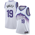tocy U.Jazz #19 Ace Bailey White Swingman Jerseys- Association Edition