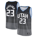 tocy U.Jazz #23 Lauri Markkanen Fanatics Black 2025-2026 City Edition Fast Break Jerseys