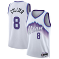 tocy U.Jazz #8 Isaiah Collier White Swingman Jerseys - Association Edition