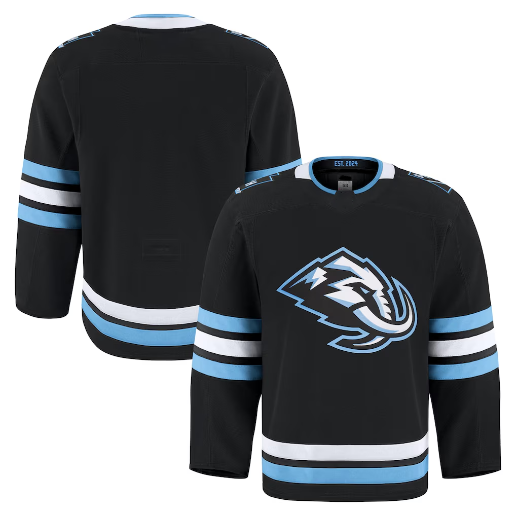 Tocy U.Mammoth Black Home Authentic Pro Jerseys