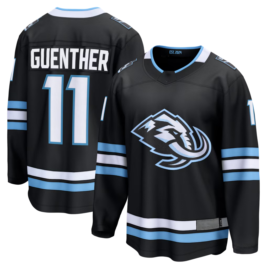 Tocy U.Mammoth #11 Dylan Guenther Black Home Breakaway Player Jerseys