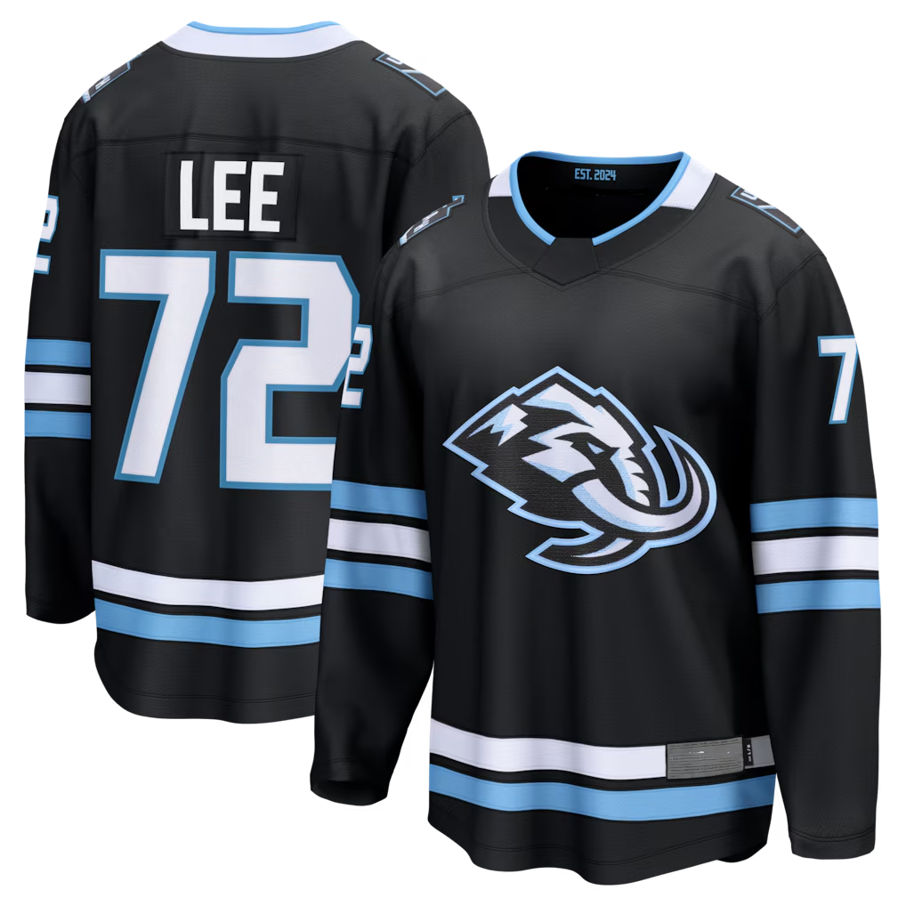 Tocy U.Mammoth #72 Anders Lee Black Home Breakaway Jerseys
