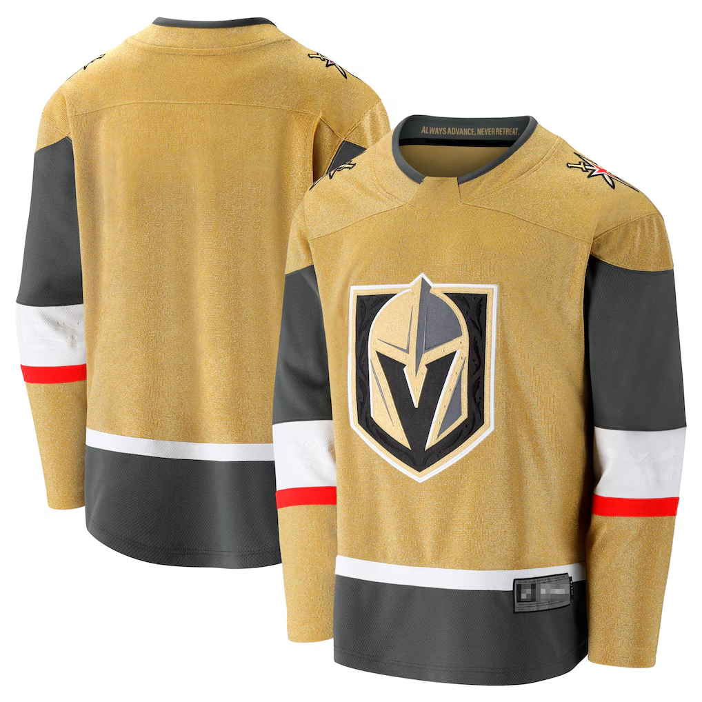 Tocy V.Golden Knights Gold Home Breakaway Stitched Jerseys