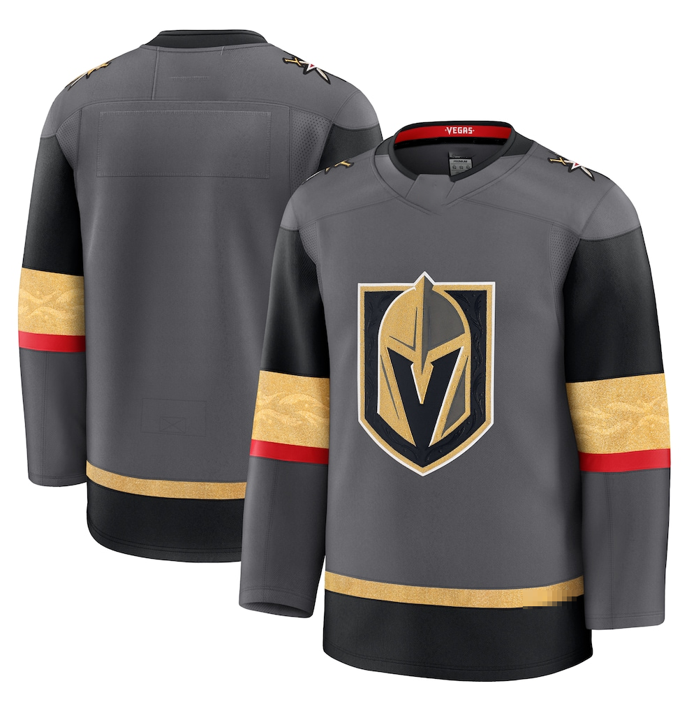 Tocy V.Golden Knights Gray Alternate Premium Jerseys
