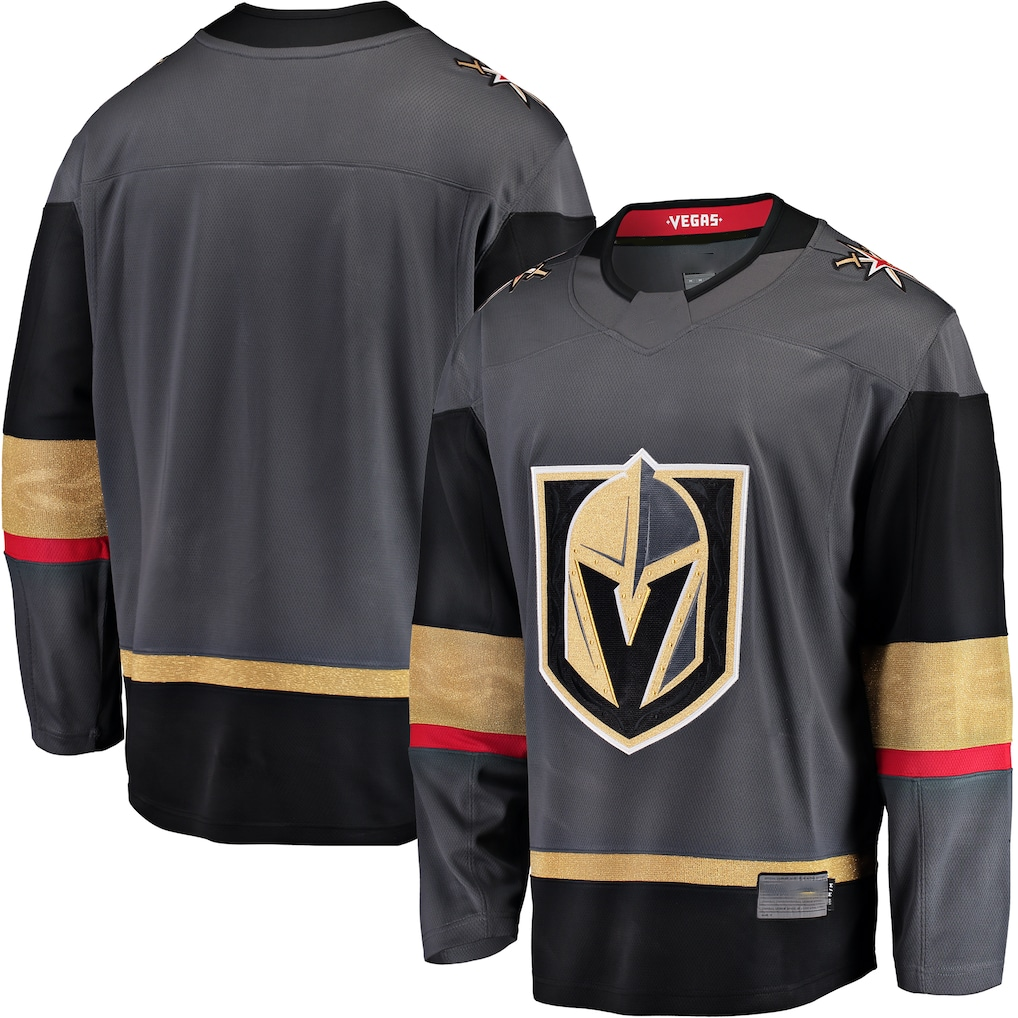 Tocy V.Golden Knights Gray Breakaway Alternate Jerseys
