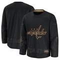 Tocy W.Capitals Black 2024 Military Appreciation Practice Jerseys